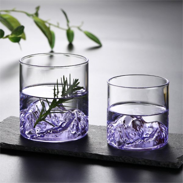200/300ml Whiskey Glasses Japan 3D Mountain-Fuji Whiskey Glass Glacier Whisky Rock Glasses Whiskey-glass Vodka-Cup Wine Tumbler