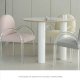 Nordic Light Luxury Household Luxury Transparent Chair Modern Contracted Acrylic Crystal Cloth Art Small Home Furniture XF116YH
