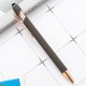 Ballpoint Pens Medium Point 1mm Black Ink Work Pen with Super Soft Grip Ball Point Pen for Men Women Retractable Office Pens (Black ink, Black 12)