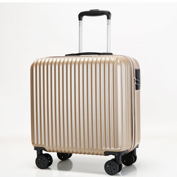 18 Inch Children's Suitcase Small Mini Boarding Suitcase Student Password Trolley Case Rolling Luggage 41X23X44CM