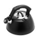 Whistling Kettle Teapot 2.5L Durable Stainless Steel Whistling Camping Bottle Lightweight Pot For Trips Hiking Cooking Ergonomic