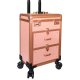 Portable Cosmetic Rolling Luggage Nail Art Tattoo Beauty Travel Suitcase Large Capacity Professional Trolley Makeup Suitcase