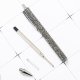 Ballpoint Pens, Stunning Black Chrome Metal Pen with Golden Trim, Best Ball Pen Gift Set for Men & Women, Professional