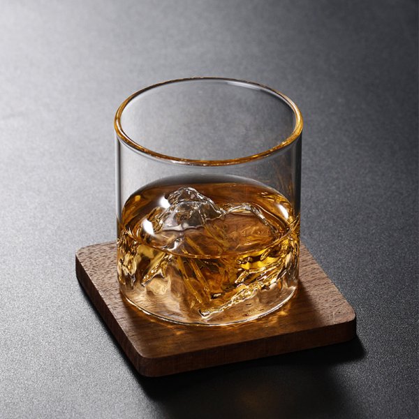 200/300ml Whiskey Glasses Japan 3D Mountain-Fuji Whiskey Glass Glacier Whisky Rock Glasses Whiskey-glass Vodka-Cup Wine Tumbler