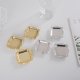 20Pcs Mini Gold Storage Tray Silver Cake Fruit Plate Jewelry Display Plastic Tray Party Sushi Plate for Home Decor Sauce Dish