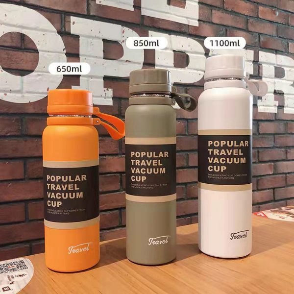 1500ML Large Capacity Thermos Water Bottle For Tea Portable Thermal Mug Stainless Steel Cup Sport Cycling Vacuum Flask Insulated